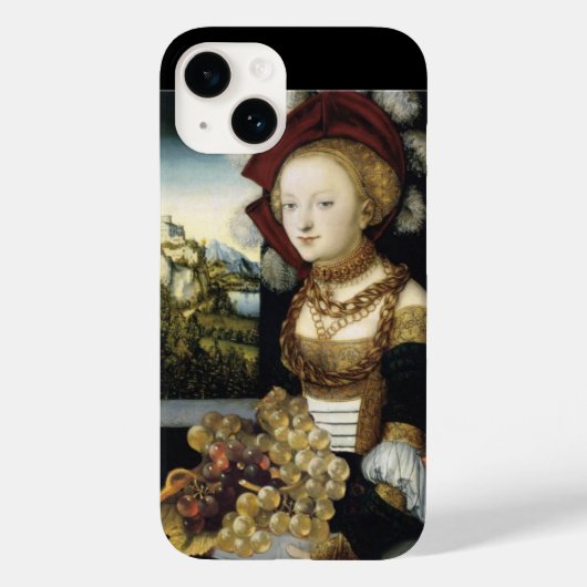 JONG MEISJE, ANTIEK VINEYARD GRAPES EN WIJN Case-Mate iPhone CASE (Achterkant)