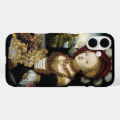JONG MEISJE, ANTIEK VINEYARD GRAPES EN WIJN Case-Mate iPhone CASE (Achterkant (horizontaal))
