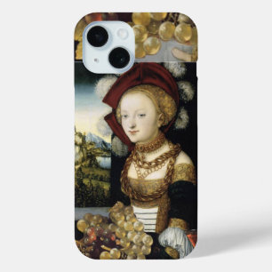 JONG MEISJE, ANTIEK VINEYARD GRAPES EN WIJN iPhone 15 CASE