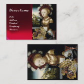 JONG MEISJE, ANTIEK VINEYARD GRAPES WIJNBELASTING VISITEKAARTJE (Voorkant / Achterkant)