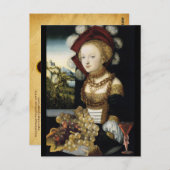 JONG MEISJE, ANTIEMKWEEKERIJDROEVEN EN WIJN BRIEFKAART (Voorkant / Achterkant)