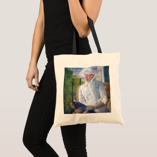 Jong meisje en haar hond, Mary Cassatt Tote Bag (Voorkant (product))