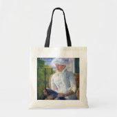 Jong meisje en haar hond, Mary Cassatt Tote Bag (Voorkant)