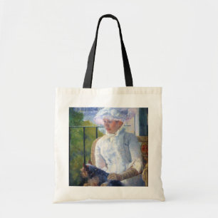Jong meisje en haar hond, Mary Cassatt Tote Bag