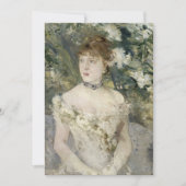 Jong meisje in een baljurk | Berthe Morisot (Voorkant)