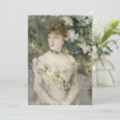 Jong meisje in een baljurk | Berthe Morisot (Staand voorkant)