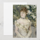 Jong meisje in een baljurk | Berthe Morisot (Voorkant / Achterkant)