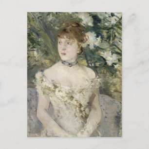 Jong meisje in een baljurk   Berthe Morisot Briefkaart