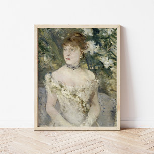 Jong meisje in een baljurk   Berthe Morisot Poster