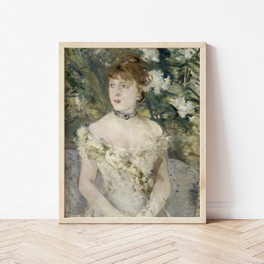 Jong meisje in een baljurk | Berthe Morisot Poster