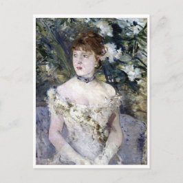 Jong meisje in een baljurk feestdagenkaart