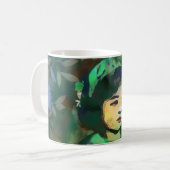 Jong Meisje in Groen Koffiemok (Voorkant links)