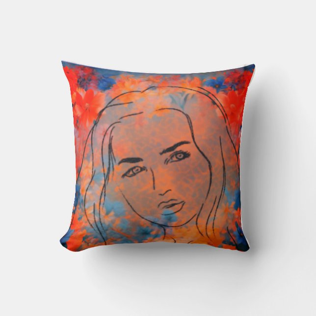 jong meisje kussen (Voorkant)