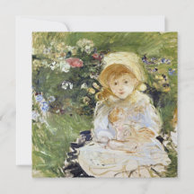 Jong Meisje met een Doll (door Berthe Morisot)