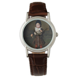 Jong meisje met een lege beker (Ludwig Knaus) Horloge
