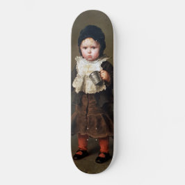 Jong meisje met een lege beker (Ludwig Knaus) Persoonlijk Skateboard