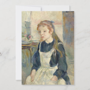 Jong meisje met een Schort   Berthe Morisot