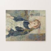 Jong meisje met een Schort | Berthe Morisot Legpuzzel (Horizontaal)
