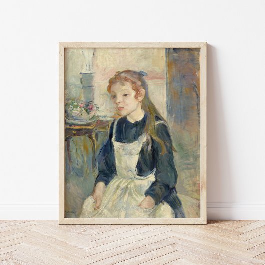 Jong meisje met een Schort | Berthe Morisot Poster