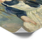 Jong meisje met een Schort | Berthe Morisot Poster (Hoek)