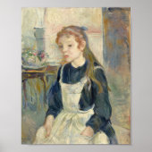 Jong meisje met een Schort | Berthe Morisot Poster (Voorkant)