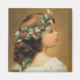 Jong Meisje met Holly  Magnet