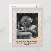  jong meisje met ijskap briefkaart (Voorkant / Achterkant)