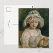 Jong meisje met Pet | Berthe Morisot Briefkaart (Voorkant / Achterkant)