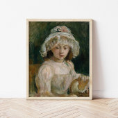 Jong meisje met Pet | Berthe Morisot Poster