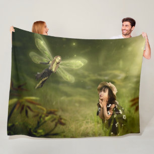 JONG MEISJE ZIET FEE FLEECE DEKEN