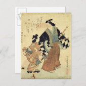 Jong paar op Nieuwjaarsdag Feestdagenkaart (Voorkant / Achterkant)