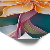 Jong Regenboog Specht Fantasie Vogel Perfect Poster (Hoek)