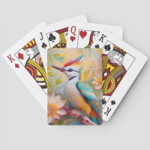Jong Regenboog Specht Fantasie Vogel Pokerkaarten