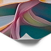 Jong Regenboog Specht Fantasie Vogel Poster (Hoek)
