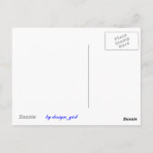 Jong romantisch stel in zonsondergang, briefkaart (Achterkant)