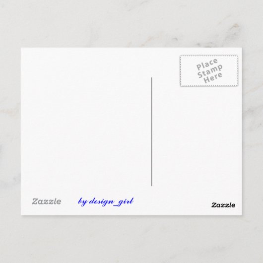 Jong romantisch stel in zonsondergang, briefkaart (Achterkant)