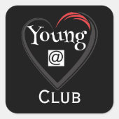 Jong van Hart Club Sticker (Voorkant)