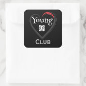Jong van Hart Club Sticker (Tas)
