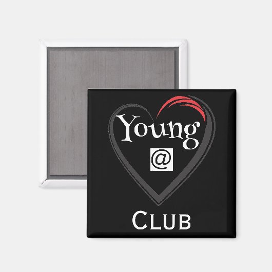 Jong van Hart Clubmagneet Magneet (Voorkant / Achterkant)