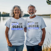 Jong van hart iets ouder op andere plaatsen t-shirt