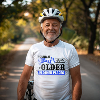 Jong van hart iets ouder op andere plaatsen t-shirt