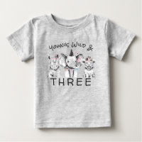Jong Wild & Drie | 3e verjaardag T-Shirt