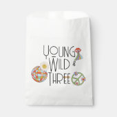 Jong, Wild & Drie | B-Day Favor Bag | Boho Bedankzakje (Voorkant)