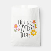 Jong, Wild & Drie | B-Day Favor Bag | Glimlachen Bedankzakje (Voorkant)