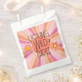 Jong, Wild & Drie | B-Day Favor Bag | roze Bedankzakje