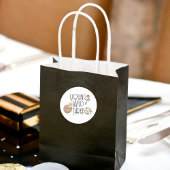 Jong, Wild & Drie | B-Day Favor Sticker | Boho