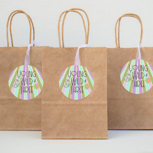 Jong, Wild & Drie   B-Day Favor Sticker   Koelen