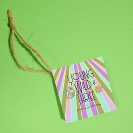 Jong, Wild & Drie | B-Day Favor Tag | Koelen Bedankjes Labels