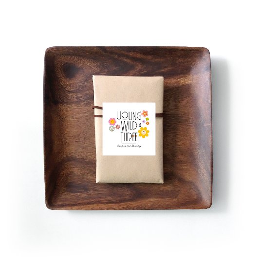 Jong, Wild & Drie | B-Day Favorietabs | Glimlachen Bedankjes Labels