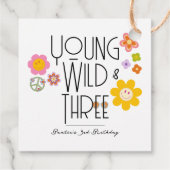 Jong, Wild & Drie | B-Day Favorietabs | Glimlachen Bedankjes Labels (Achterkant)